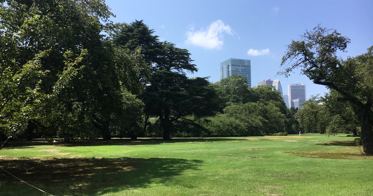 도쿄 신주쿠 교엔 어린이 광장