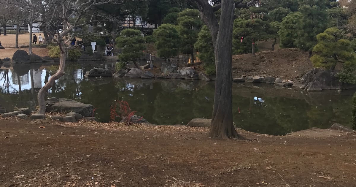 도쿄 스미다구립 스미다 공원 표주박 연못